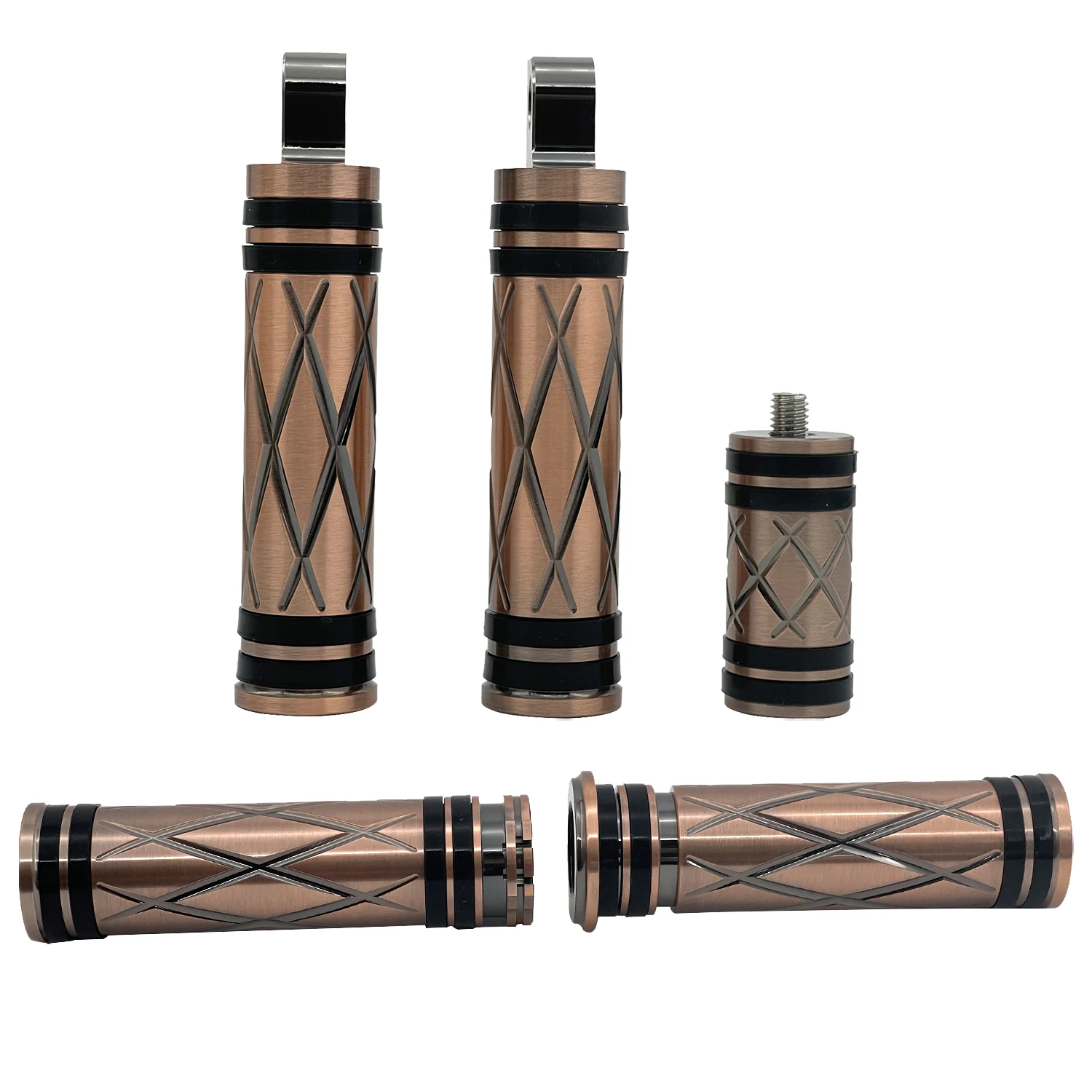 25mm 1" Bronze Handlebar Grip Foot Rest Pedal Footpeg Shifter For Harley Touring Dyna Sportster 883 1200 XL XR VRSC Softail 
25mm 1" Bronze Handlebar Grip Foot Rest Pedal Footpeg Shifter For Harley Touring Dyna Sportster 883 1200 XL XR VRSC Softail