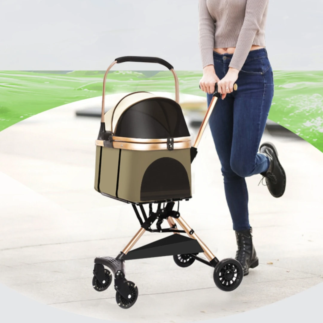STLFUltra Lightweight Foldable Pet Stroller for Small and Medium Dogs with Smooth Rolling Wheels and Breathable Mesh
STLFUltra Lightweight Foldable Pet Stroller for Small and Medium Dogs with Smooth Rolling Wheels and Breathable Mesh