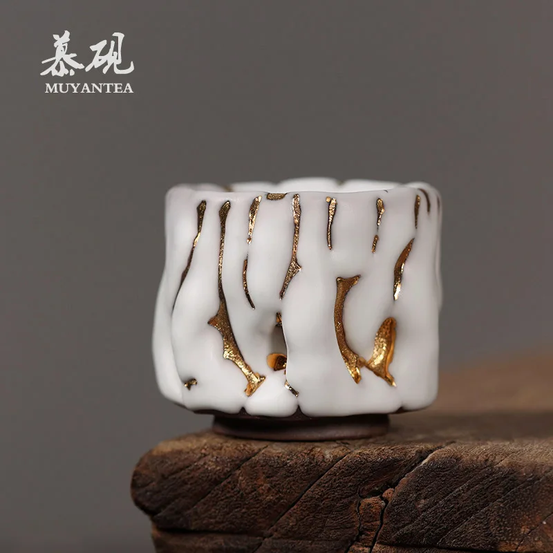 Японская чайная чашка Mutaoyu Shino из старинной каменной глины, полностью ручной работы, с 24-каратной золотой росписью, глазурь с эффектом кракле, подходит для
Японская чайная чашка Mutaoyu Shino из старинной каменной глины, полностью ручной работы, с 24-каратной золотой росписью, глазурь с эффектом кракле, подходит для