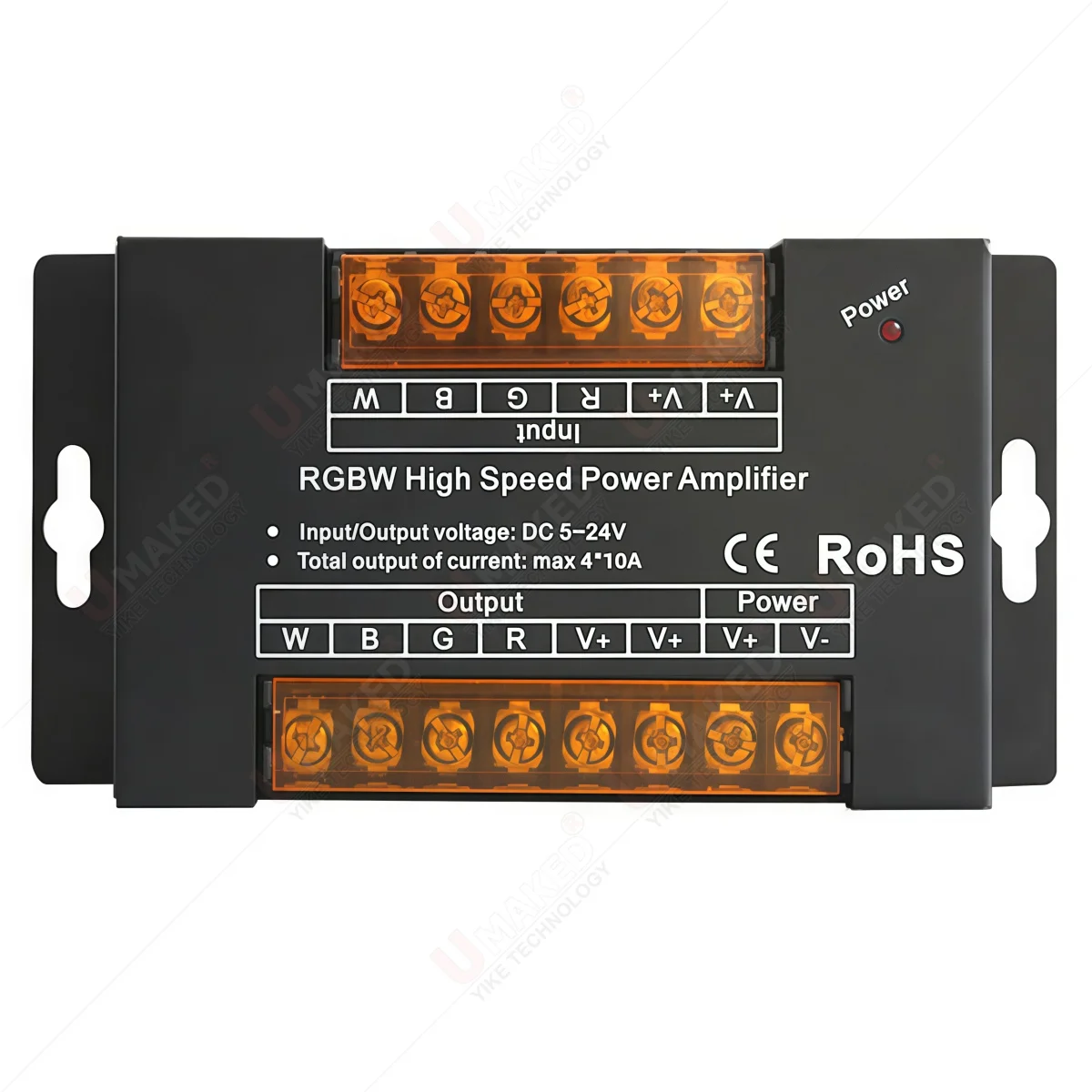 1set New RGBW High Speed Power Amplifier DC 5V 12V 24V 40A 4 Channel Constant Voltage PWM Controller Dimming Signal Extender Rep
1set New RGBW High Speed Power Amplifier DC 5V 12V 24V 40A 4 Channel Constant Voltage PWM Controller Dimming Signal Extender Rep