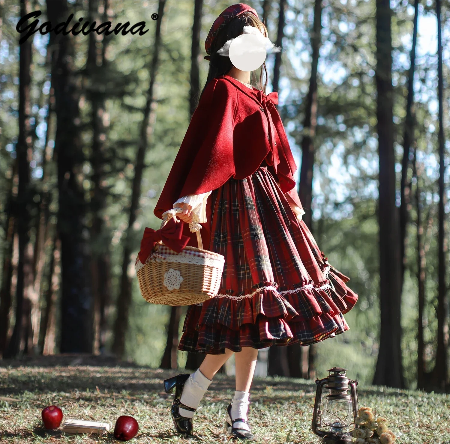 Original Christmas Dress and Cape Set Retro Girls JK Red Grid Elegant Vest Dress Long Sleeve White Shirt Sweet Bow Cloak Outfits
Original Christmas Dress and Cape Set Retro Girls JK Red Grid Elegant Vest Dress Long Sleeve White Shirt Sweet Bow Cloak Outfits