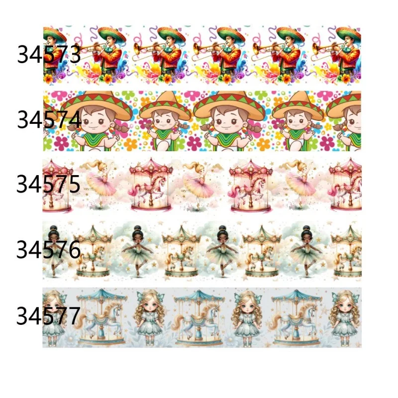 5yards Mexican Girl Character Grosgrain Ribbon 75mm 3inch for Hairbows Accessories Handmade Decoration
5yards Mexican Girl Character Grosgrain Ribbon 75mm 3inch for Hairbows Accessories Handmade Decoration