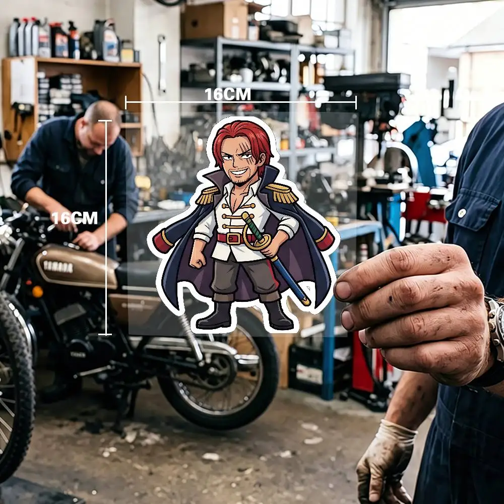 One Piece Figarland Shanks Waterproof Stickers For Decorating Car Windows Motorcycles And Computers.
One Piece Figarland Shanks Waterproof Stickers For Decorating Car Windows Motorcycles And Computers.