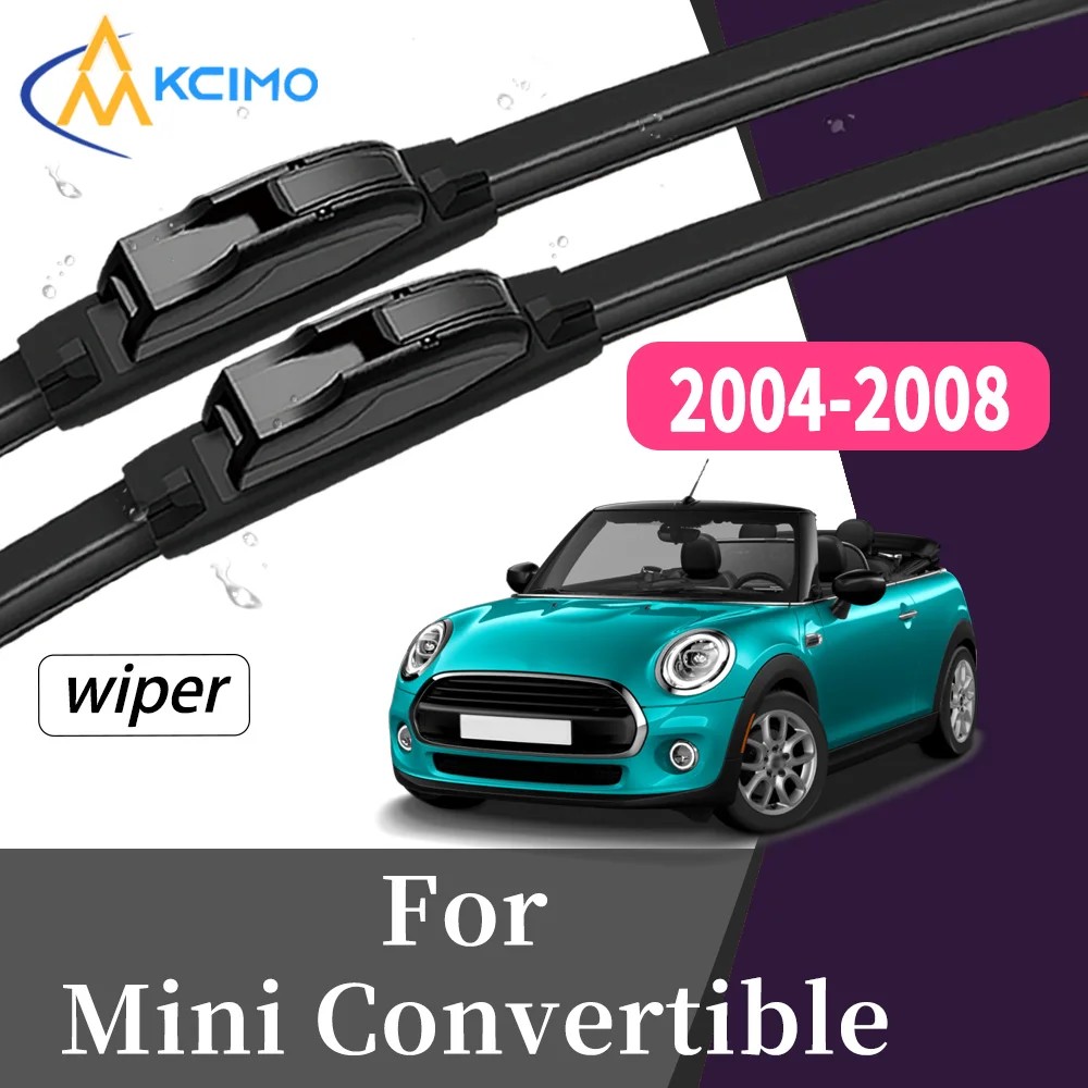 All-Weather Wear-Resistant Front Windscreen Wiper Blades For Mini Convertible Mk I R52 2004-2008 Windshield kit 2Pcs
All-Weather Wear-Resistant Front Windscreen Wiper Blades For Mini Convertible Mk I R52 2004-2008 Windshield kit 2Pcs