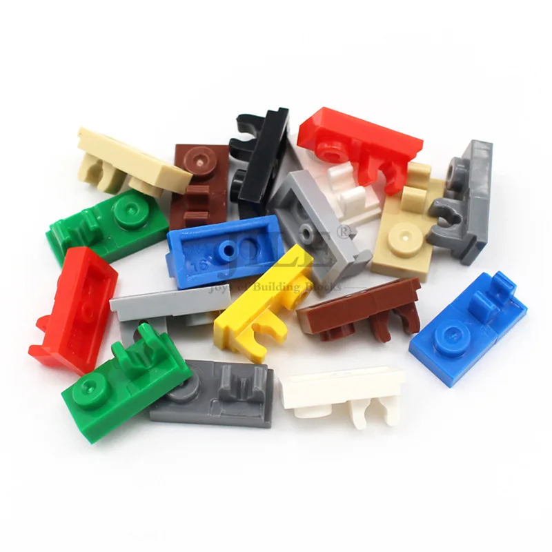 30pcs MOC Plate Modified 1x2 with Clip on Top DIY Enlighten Building Blocks Bricks Compatible 92280 Assembles Particles
30pcs MOC Plate Modified 1x2 with Clip on Top DIY Enlighten Building Blocks Bricks Compatible 92280 Assembles Particles