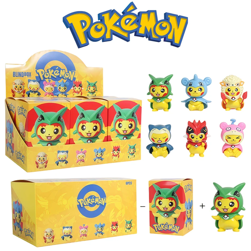 Blind Box/Specified Pokemon Cartoon Cross-dressing Pikachu Snorlax Psyduck Gengar Anime Figure Toys Tabletop Ornaments
Blind Box/Specified Pokemon Cartoon Cross-dressing Pikachu Snorlax Psyduck Gengar Anime Figure Toys Tabletop Ornaments