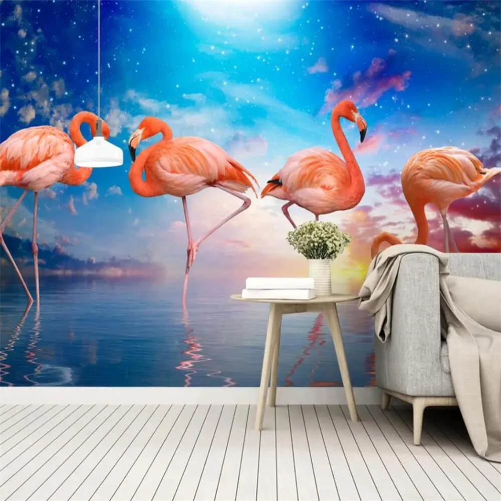 Minimalist Nordic 3D Photo Wallpaper Fresh Sunset Lake Flamingo Design for Living Room Bedroom Romantic Home Decor
Minimalist Nordic 3D Photo Wallpaper Fresh Sunset Lake Flamingo Design for Living Room Bedroom Romantic Home Decor