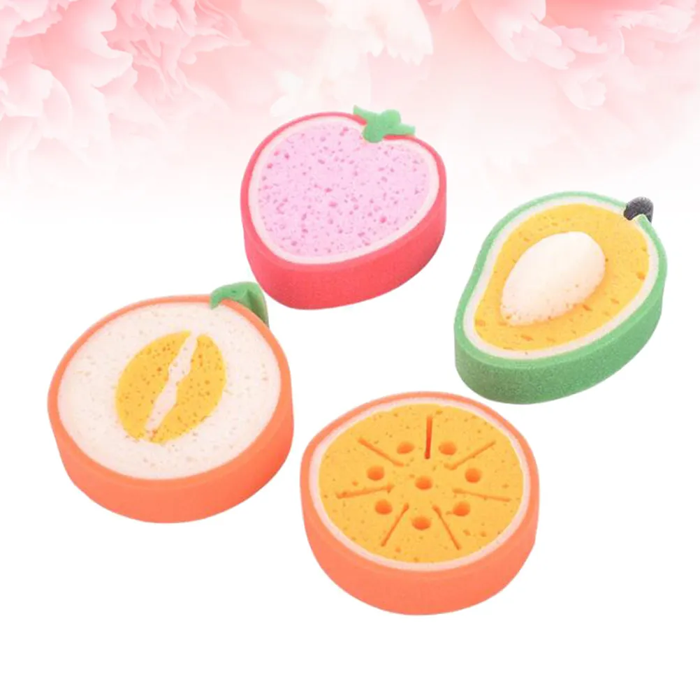 4Pcs Creative Fruit Design Bath Sponge Kids Tender Skin Body Scrubber Exfoliator Fatigue Relief Dead Skin Remover Shower
4Pcs Creative Fruit Design Bath Sponge Kids Tender Skin Body Scrubber Exfoliator Fatigue Relief Dead Skin Remover Shower