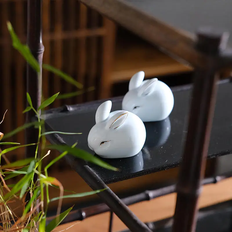 Чайные домашние животные Celadon Bunny, орнамент кролика, статуя животного, милая фигурка, чайные аксессуары Gongfu, чайные сервизы, украшение для дома дзен, 2P
Чайные домашние животные Celadon Bunny, орнамент кролика, статуя животного, милая фигурка, чайные аксессуары Gongfu, чайные сервизы, украшение для дома дзен, 2P