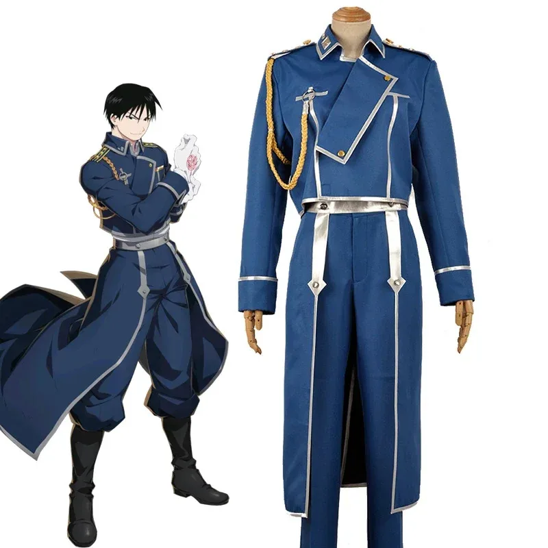 Anime Fullmetal Alchemist Roy Mustang Cosplay Costume Military Uniform Suit Man Jacket Pants Halloween Costume
Anime Fullmetal Alchemist Roy Mustang Cosplay Costume Military Uniform Suit Man Jacket Pants Halloween Costume