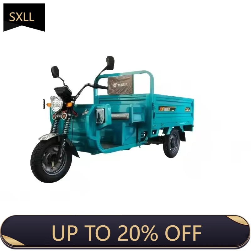 SXLL Hot-selling 60V heavy-duty three-wheeled electric freight tricycle with a load of 400kg, suitable for rural and farm transp
SXLL Hot-selling 60V heavy-duty three-wheeled electric freight tricycle with a load of 400kg, suitable for rural and farm transp
