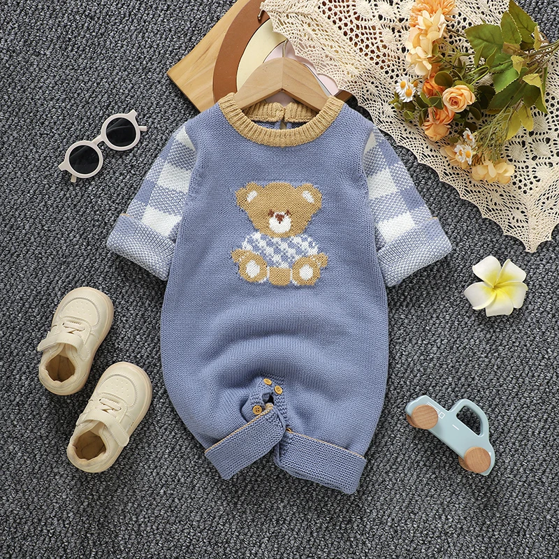 Детские комбинезоны для малышей 0-18 месяцев, трикотажные, с длинным рукавом, для мальчиков и девочек, повседневная одежда, наряды для младенцев и детей ясельного возраста
Детские комбинезоны для малышей 0-18 месяцев, трикотажные, с длинным рукавом, для мальчиков и девочек, повседневная одежда, наряды для младенцев и детей ясельного возраста