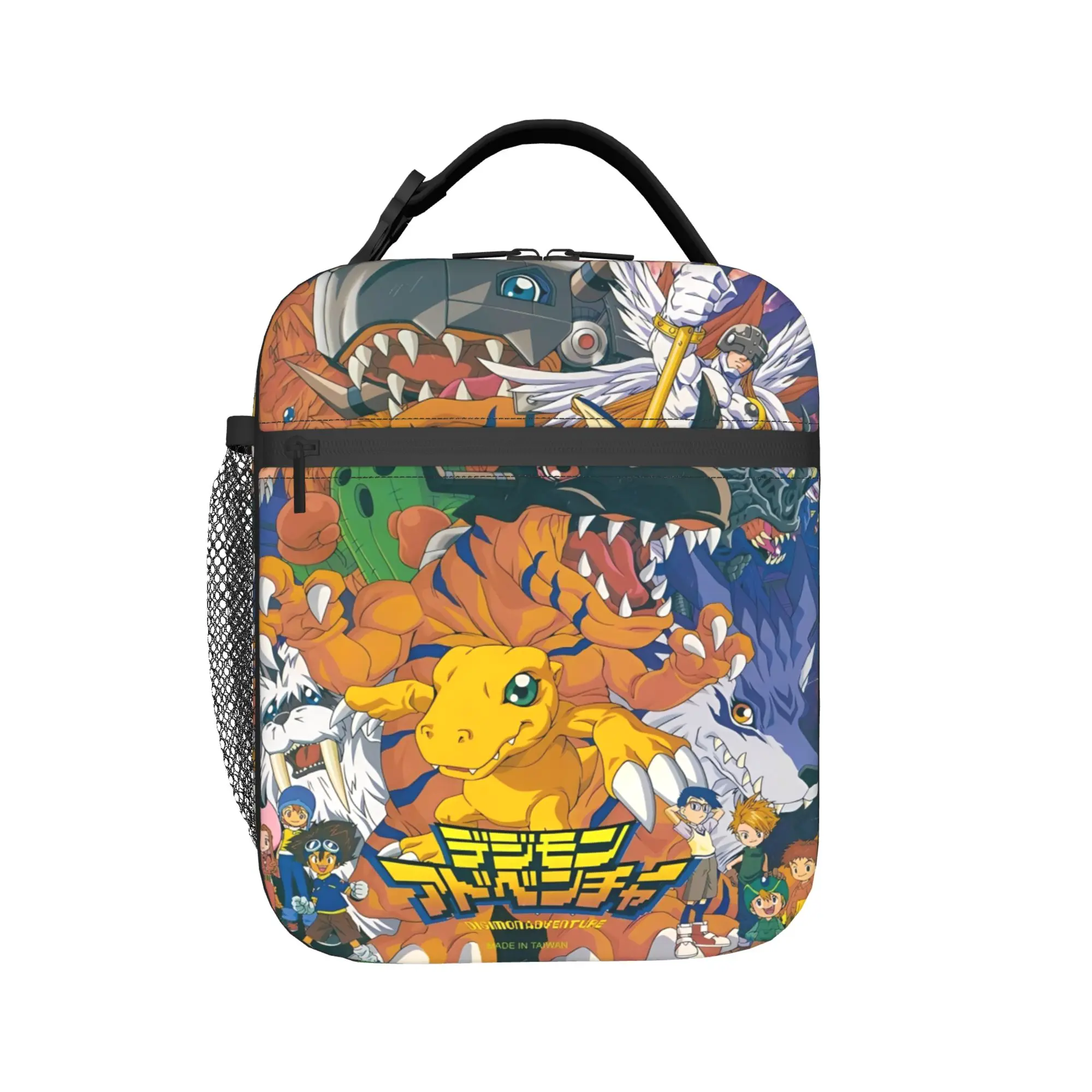 Digital Monster Digimon Insulated Lunch Bag for Men Women Food Container Reusable Cooler Thermal Bento Box For Picnic
Digital Monster Digimon Insulated Lunch Bag for Men Women Food Container Reusable Cooler Thermal Bento Box For Picnic