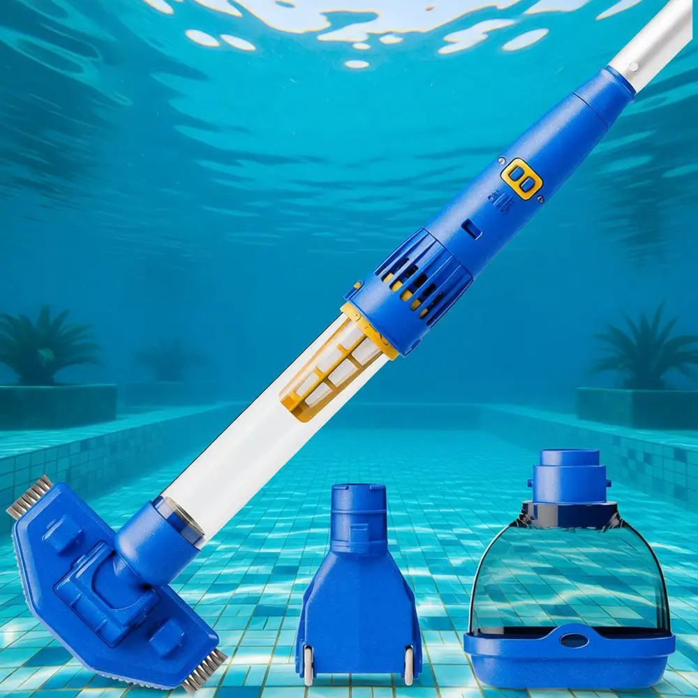 Пылесос с мощным всасыванием, перезаряжаемый ручной очиститель для бассейнов, спа-бассейнов, гидромассажных ванн и прудов, время работы до 60 минут.
Пылесос с мощным всасыванием, перезаряжаемый ручной очиститель для бассейнов, спа-бассейнов, гидромассажных ванн и прудов, время работы до 60 минут.
