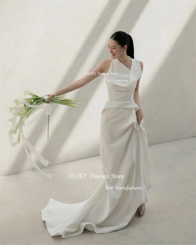 OLOEY Elegant Mermaid Wedding Dresses Korea Photoshoot Square Neck Soft Satin Floor Length Bridal Dress Custom Made Simple
OLOEY Elegant Mermaid Wedding Dresses Korea Photoshoot Square Neck Soft Satin Floor Length Bridal Dress Custom Made Simple