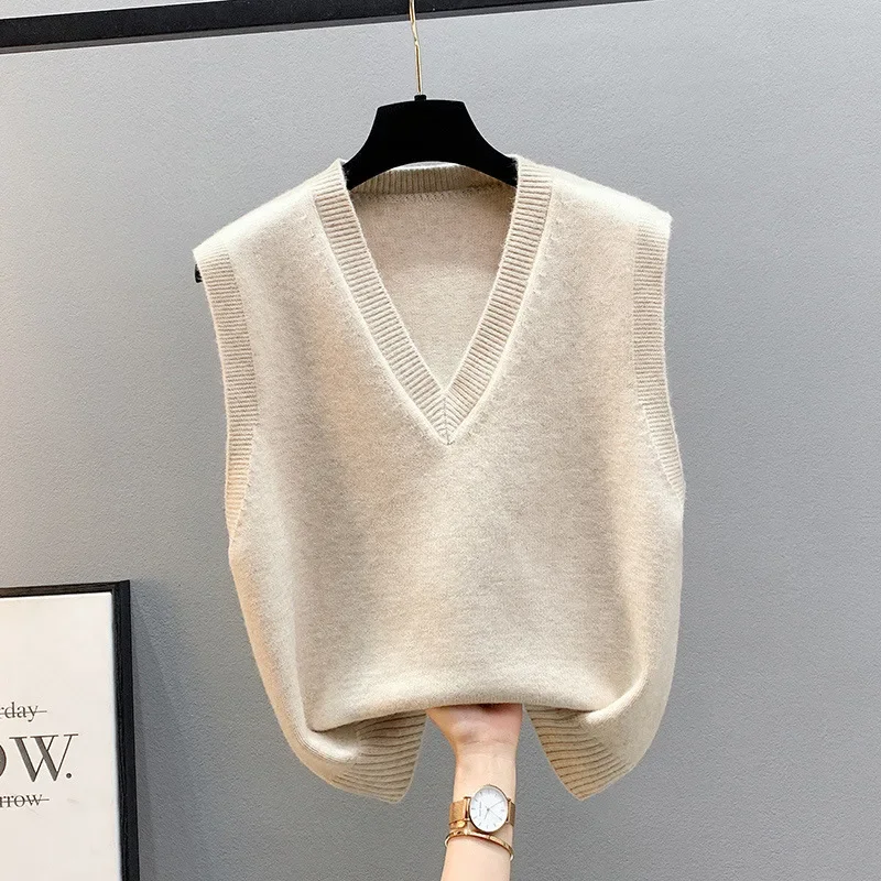 Sleeveless Short Sweater Vest Women Slim Sleeveless Pullover Knitted Vest Femme Solid Color Waistcoat Vest Korean Style #3922
Sleeveless Short Sweater Vest Women Slim Sleeveless Pullover Knitted Vest Femme Solid Color Waistcoat Vest Korean Style #3922