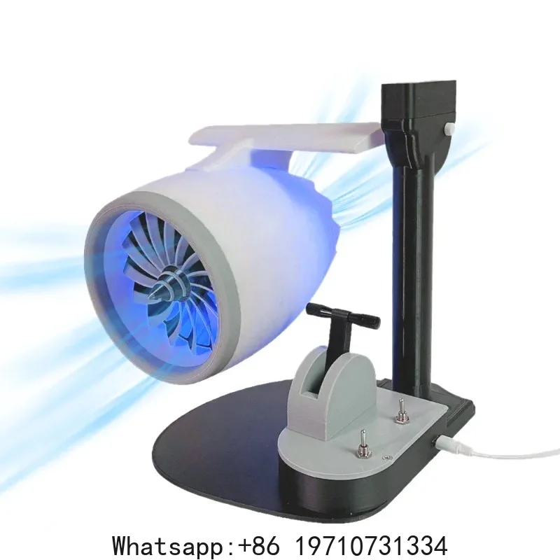 USB Desktop Turbofan Engine Fan Blue Light Upgraded Version with Humidifier and Blue Tail Light
USB Desktop Turbofan Engine Fan Blue Light Upgraded Version with Humidifier and Blue Tail Light