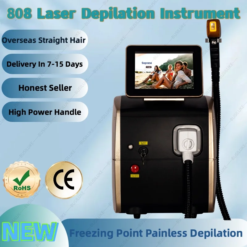 808nm Diode Laser 4000W Face Hair Removal Machine Alexandritermanent Painless Physical Underarm Body Care Depilation Equipment
808nm Diode Laser 4000W Face Hair Removal Machine Alexandritermanent Painless Physical Underarm Body Care Depilation Equipment