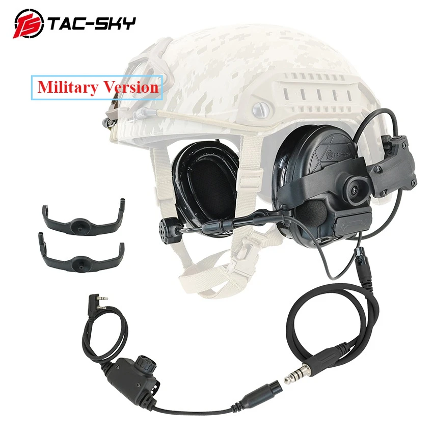 TS TAC-SKY Военная гарнитура C5 XPI POR Walkie Talkie Адаптер для наушников ARC Rail 2.0 со съемным кабелем U94 PTT для страйкбола
TS TAC-SKY Военная гарнитура C5 XPI POR Walkie Talkie Адаптер для наушников ARC Rail 2.0 со съемным кабелем U94 PTT для страйкбола