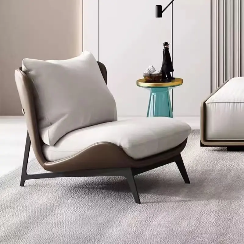 Modern Living Room Furniture Chair Wholesale Soft Accent Chairs Light Luxury Italian Leisure Chair With
Modern Living Room Furniture Chair Wholesale Soft Accent Chairs Light Luxury Italian Leisure Chair With