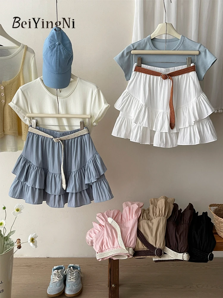 Beiyingni Summer Retro y2k Shorts Skirts Women 2026 New Fashion Ruffles Hotsweet Mini Tutu Skirt With Belt Holiday Black Skirts
Beiyingni Summer Retro y2k Shorts Skirts Women 2026 New Fashion Ruffles Hotsweet Mini Tutu Skirt With Belt Holiday Black Skirts