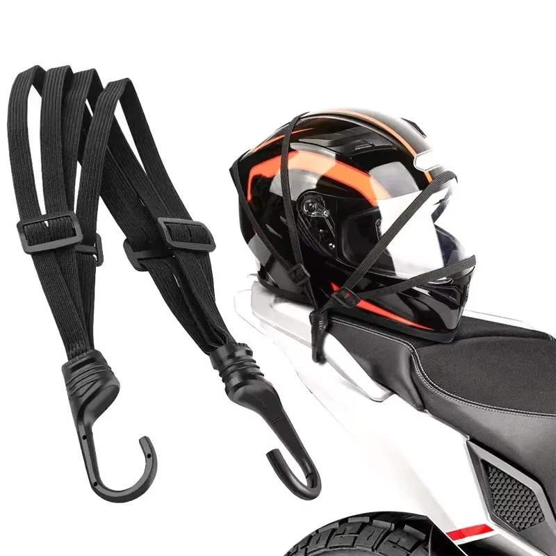 Motorcycle Back Seat Helmet Strips Elastic Rope Motorcycle Helmet Fixed Strap Adjustment Fix Rope Goods Strap 60cm/90cm
Motorcycle Back Seat Helmet Strips Elastic Rope Motorcycle Helmet Fixed Strap Adjustment Fix Rope Goods Strap 60cm/90cm