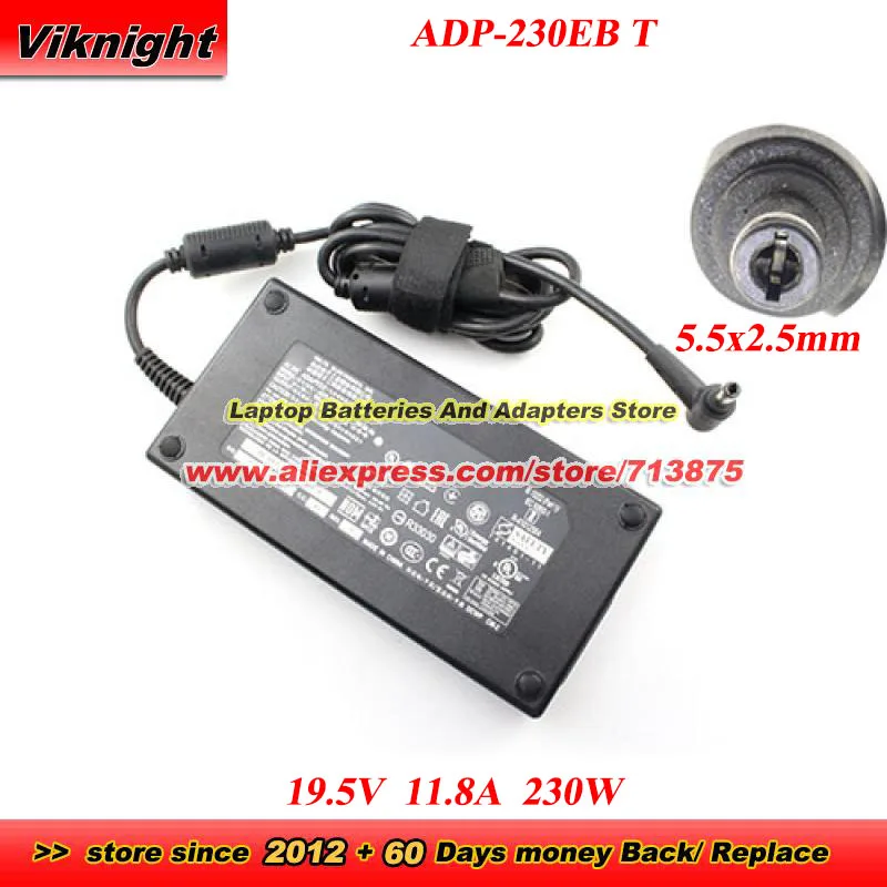 ADP-230EB T 19.5V 11.8A 230W AC Adapter 5.5x2.5mm for GT70 GS75 GT60 ADP-230CB B A12-230P1A ADP-180NB BC ADP-180HB D ADP-180EB D
ADP-230EB T 19.5V 11.8A 230W AC Adapter 5.5x2.5mm for GT70 GS75 GT60 ADP-230CB B A12-230P1A ADP-180NB BC ADP-180HB D ADP-180EB D