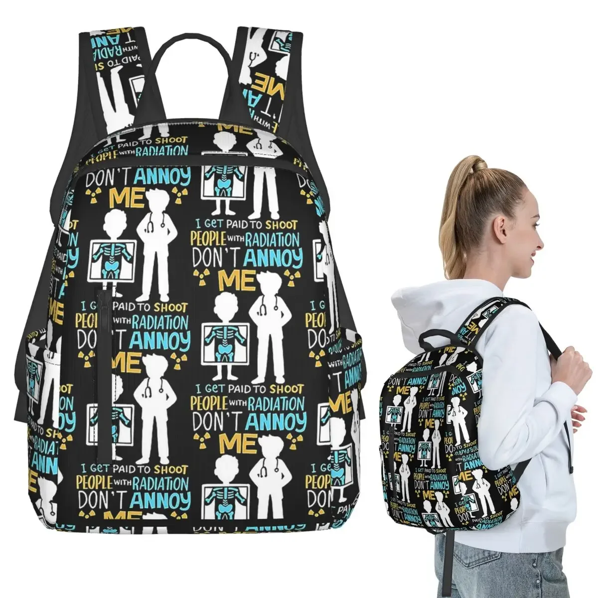 Don't Annoy Me Radiology Radiologist Gift Backpack Student Boys Girls BookBag Kids Computer Shoulder Bags for Men Women
Don't Annoy Me Radiology Radiologist Gift Backpack Student Boys Girls BookBag Kids Computer Shoulder Bags for Men Women