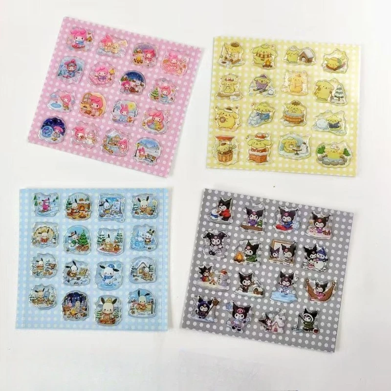 Sanrio Hello Kitty Kuromi New Style Cartoon Cute Childlike Stereoscopic 3D Transparent Glue Sticker DIY Decoration Birthday Gift
Sanrio Hello Kitty Kuromi New Style Cartoon Cute Childlike Stereoscopic 3D Transparent Glue Sticker DIY Decoration Birthday Gift