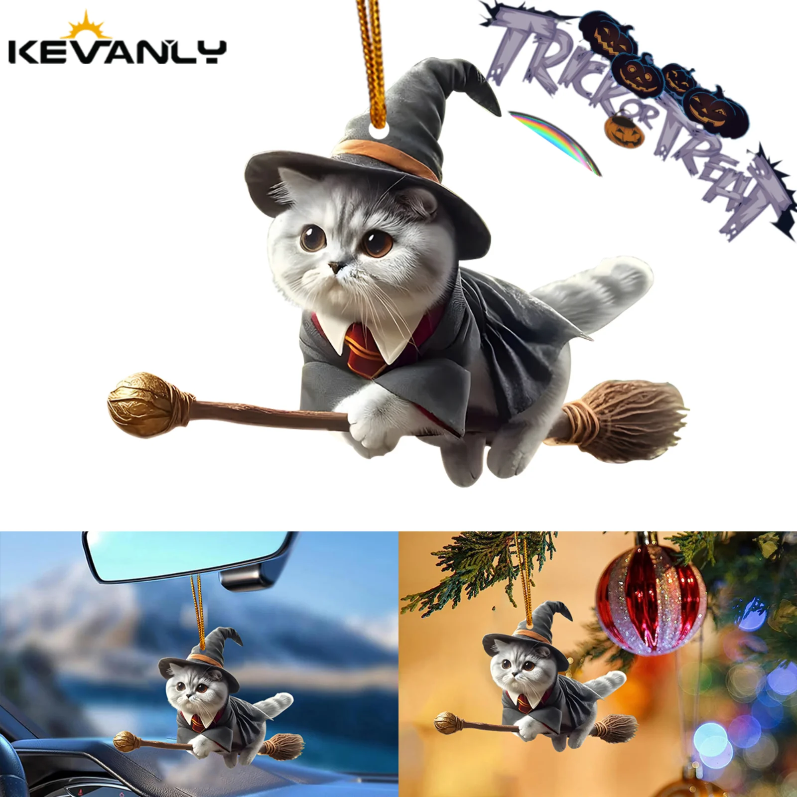 1pcs Car 2D Cute Cat-Shaped RearView Mirror Pendant Auto Interior Car Realistic Animal Hanging Ornament Keychain Decoration
1pcs Car 2D Cute Cat-Shaped RearView Mirror Pendant Auto Interior Car Realistic Animal Hanging Ornament Keychain Decoration