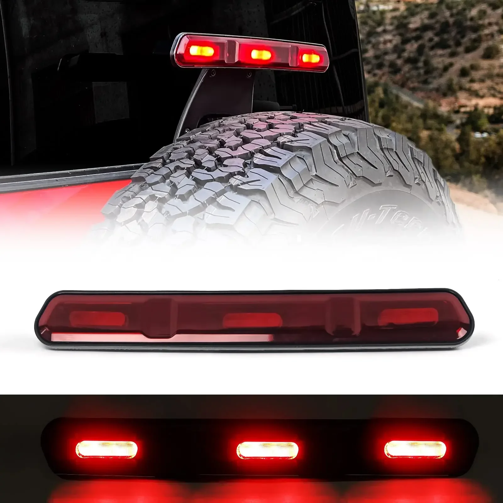 ApolloPLUSBEAMHigh Mount 3rd LED Brake Lamp Rear Stop Third Tail Light for 2021 2022 Bronco Car Accessories
ApolloPLUSBEAMHigh Mount 3rd LED Brake Lamp Rear Stop Third Tail Light for 2021 2022 Bronco Car Accessories