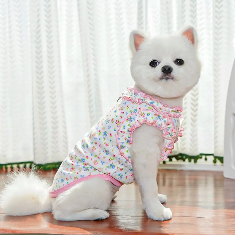 Pet Supplies Cute Puppy Floral Vest Breathable Soft Pet Princess Dress Thin Design Cat Cake Skirt Pet Party
Pet Supplies Cute Puppy Floral Vest Breathable Soft Pet Princess Dress Thin Design Cat Cake Skirt Pet Party