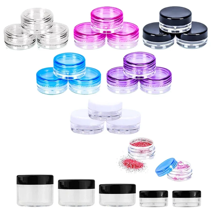 100 шт. 2-20 г пустые маленькие косметические банки, горшки для крема, коробка для хранения ювелирных изделий, многоразовые контейнеры для образцов для лосьона, косметики, макияжа
100 шт. 2-20 г пустые маленькие косметические банки, горшки для крема, коробка для хранения ювелирных изделий, многоразовые контейнеры для образцов для лосьона, косметики, макияжа