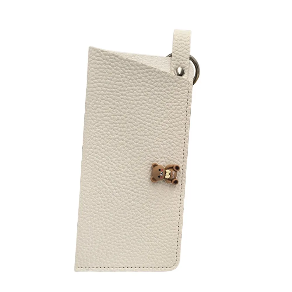 PU Leather Sunglasses Storage Bag Solid Color with Keyring Sunglasses Pouch Durable Portable SunGlasses Holder
PU Leather Sunglasses Storage Bag Solid Color with Keyring Sunglasses Pouch Durable Portable SunGlasses Holder