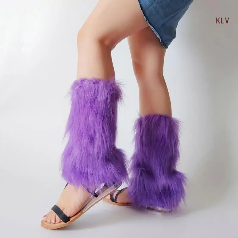 Fuzzy Faux Furs Leg Warmers Furs Long Cuffs Cover Has Elastic One Pair Carnivals Boot Cover Y2K JK Uniform
Fuzzy Faux Furs Leg Warmers Furs Long Cuffs Cover Has Elastic One Pair Carnivals Boot Cover Y2K JK Uniform