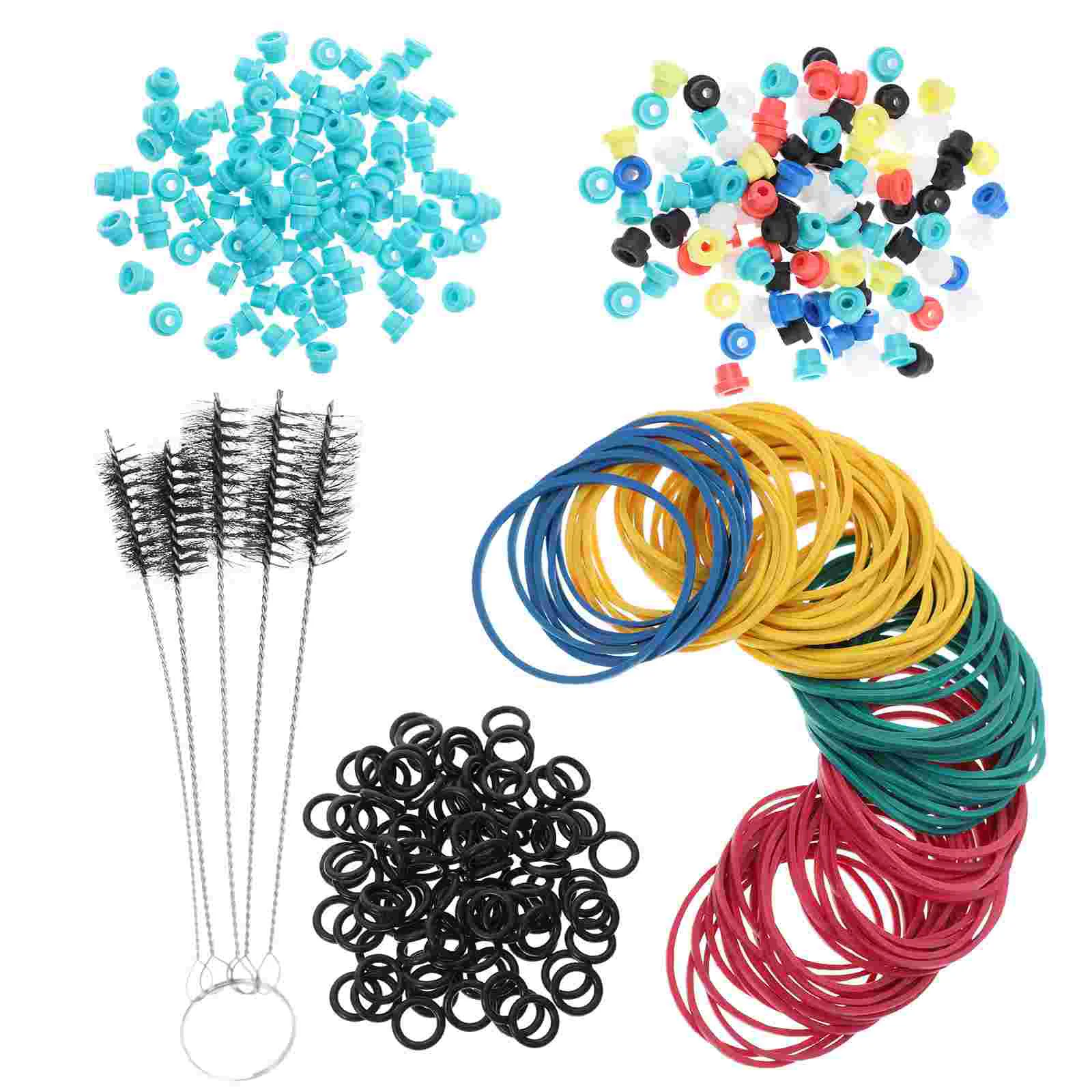 405pcs Machine Accessory Kit Rubber Bands Silicone Pin Cushion Needle Cleaning Brush Set (Green) Machine Kit
405pcs Machine Accessory Kit Rubber Bands Silicone Pin Cushion Needle Cleaning Brush Set (Green) Machine Kit