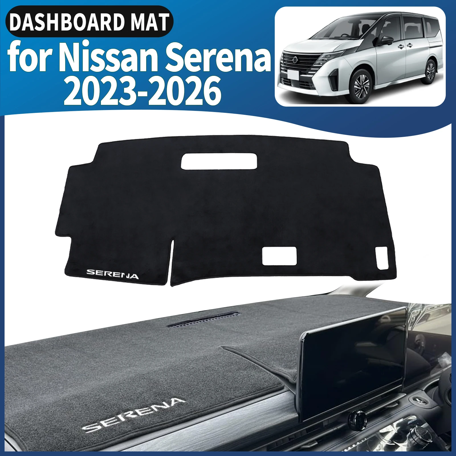 fit for Nissan Serena C28 2023 2024 2025 2026 RHD Car Dashmat Dashboard Cover Pad DashMat Sunshade Accessories Protective Carpet
fit for Nissan Serena C28 2023 2024 2025 2026 RHD Car Dashmat Dashboard Cover Pad DashMat Sunshade Accessories Protective Carpet