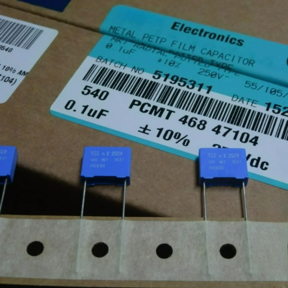 10pcs/lot MKT468 0.1uf 250V 100nf u1 104 K Brand New 10mm Film Capacitor PCMT46847104
10pcs/lot MKT468 0.1uf 250V 100nf u1 104 K Brand New 10mm Film Capacitor PCMT46847104