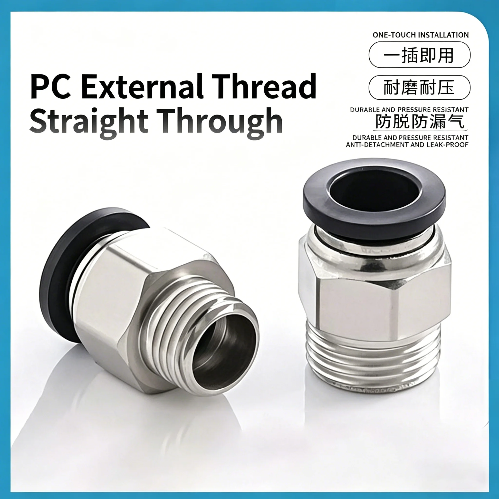 30/50/100PCS Pneumatic Fittings Male Thread -M5 1/8 1/4 3/8 1/2 01 02 To Tube Push Air Tube Straight Connection PC4 6 8 10 12mm
30/50/100PCS Pneumatic Fittings Male Thread -M5 1/8 1/4 3/8 1/2 01 02 To Tube Push Air Tube Straight Connection PC4 6 8 10 12mm