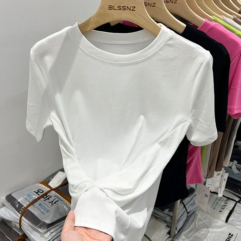 Pop Sexy Black Women's T Shirt Clothing O-Neck Short Sleeve Summer Tops Base Women's Clothing Fashion Casual Ropa Mujer Tees
Pop Sexy Black Women's T Shirt Clothing O-Neck Short Sleeve Summer Tops Base Women's Clothing Fashion Casual Ropa Mujer Tees