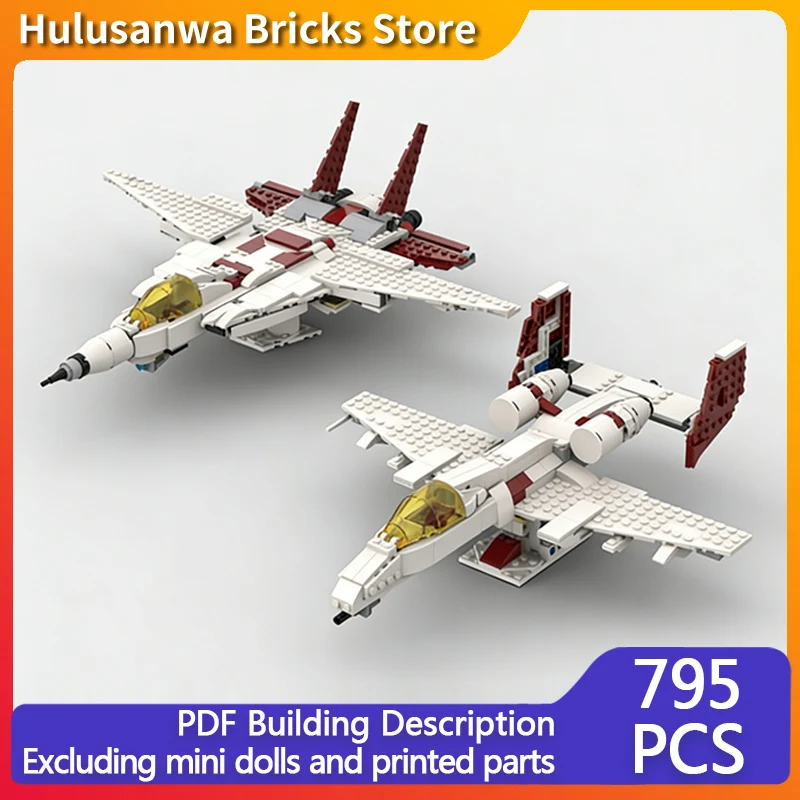 F-14 And A-10 Military Fighter Jets Model MOC Building Bricks War Equipment Modular Technology Gifts Assemble Children Toys Suit
F-14 And A-10 Military Fighter Jets Model MOC Building Bricks War Equipment Modular Technology Gifts Assemble Children Toys Suit