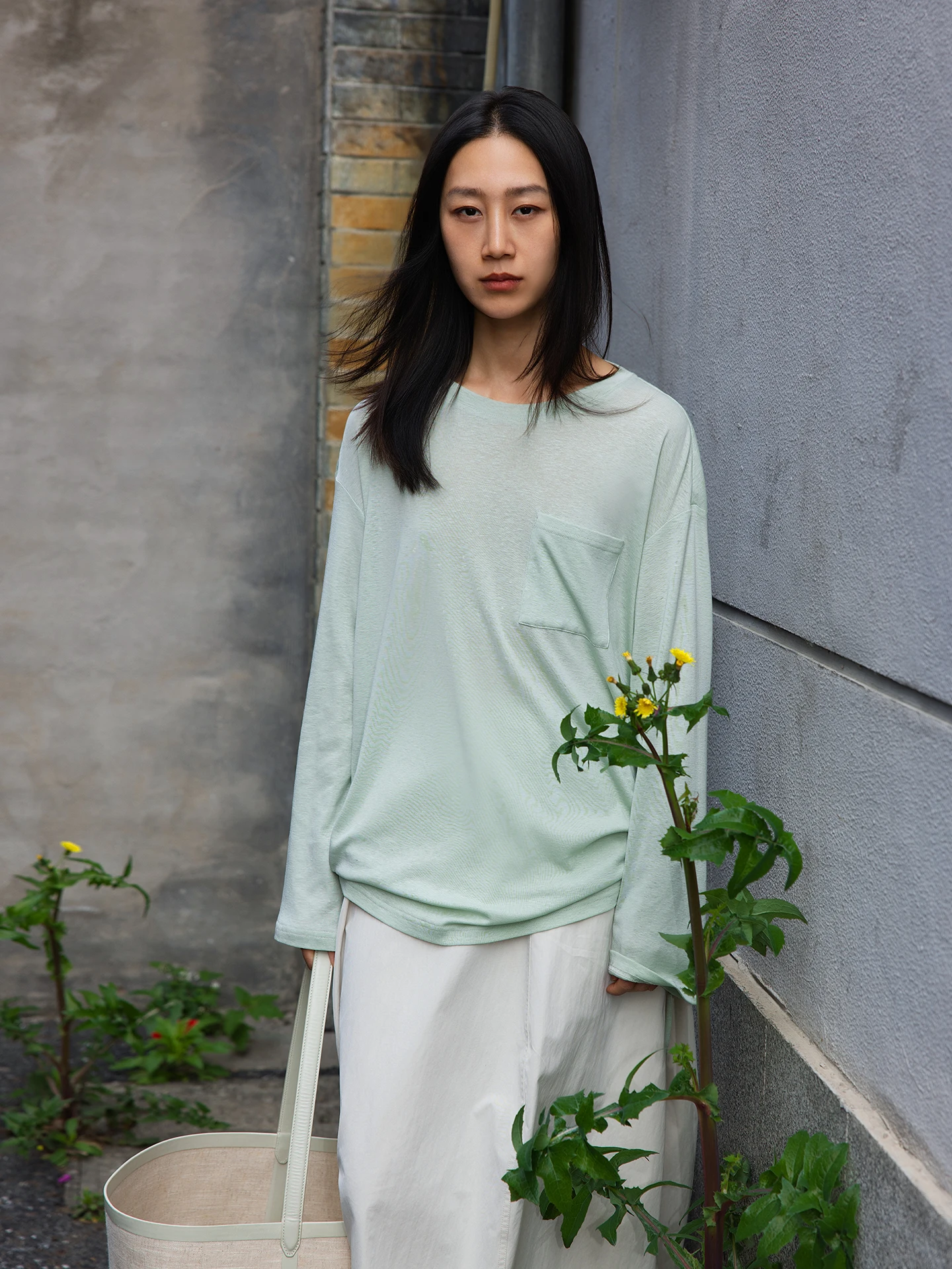 Two-Way Wear Pleated Waist Swing T (Linen Cotton) Women's Comfortable Breathable Long Sleeve round Neck Mid-Length T-Shirt
Two-Way Wear Pleated Waist Swing T (Linen Cotton) Women's Comfortable Breathable Long Sleeve round Neck Mid-Length T-Shirt