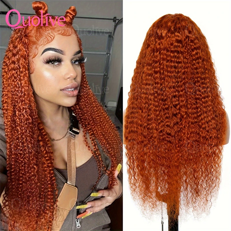 Orange Ginger Lace Front Wig Curly Human Hair Wigs 13x4 13x6 Hd Lace Front Human Hair Wig Glueless Water Deep Wave Frontal Wig
Orange Ginger Lace Front Wig Curly Human Hair Wigs 13x4 13x6 Hd Lace Front Human Hair Wig Glueless Water Deep Wave Frontal Wig