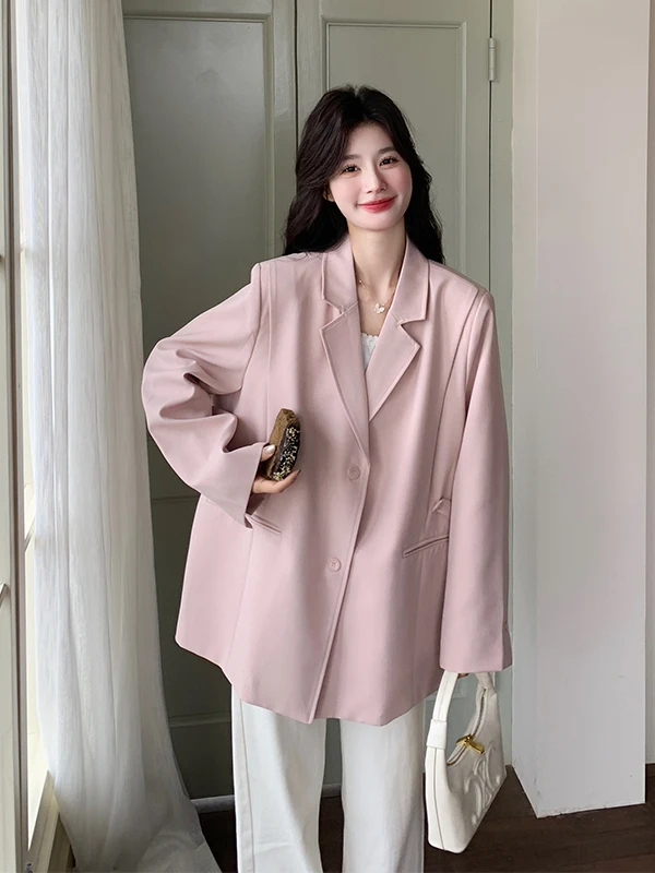 Женский повседневный пиджак Ele Pink, весна 2025, новый, свободный крой, удобный, в стиле lazy style, для работы, прямой крой
Женский повседневный пиджак Ele Pink, весна 2025, новый, свободный крой, удобный, в стиле lazy style, для работы, прямой крой