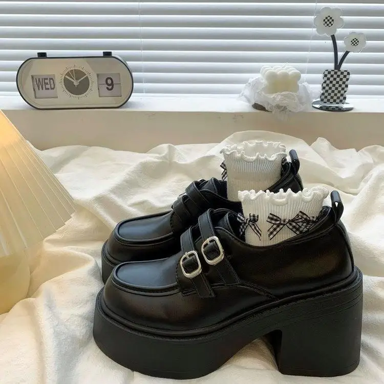 Женские туфли на плоской подошве Bla Mary Jane на высоком каблуке, весна-осень, новые Sle Briti Sle ort Mouth oes Thi Heel oes 
Женские туфли на плоской подошве Bla Mary Jane на высоком каблуке, весна-осень, новые Sle Briti Sle ort Mouth oes Thi Heel oes