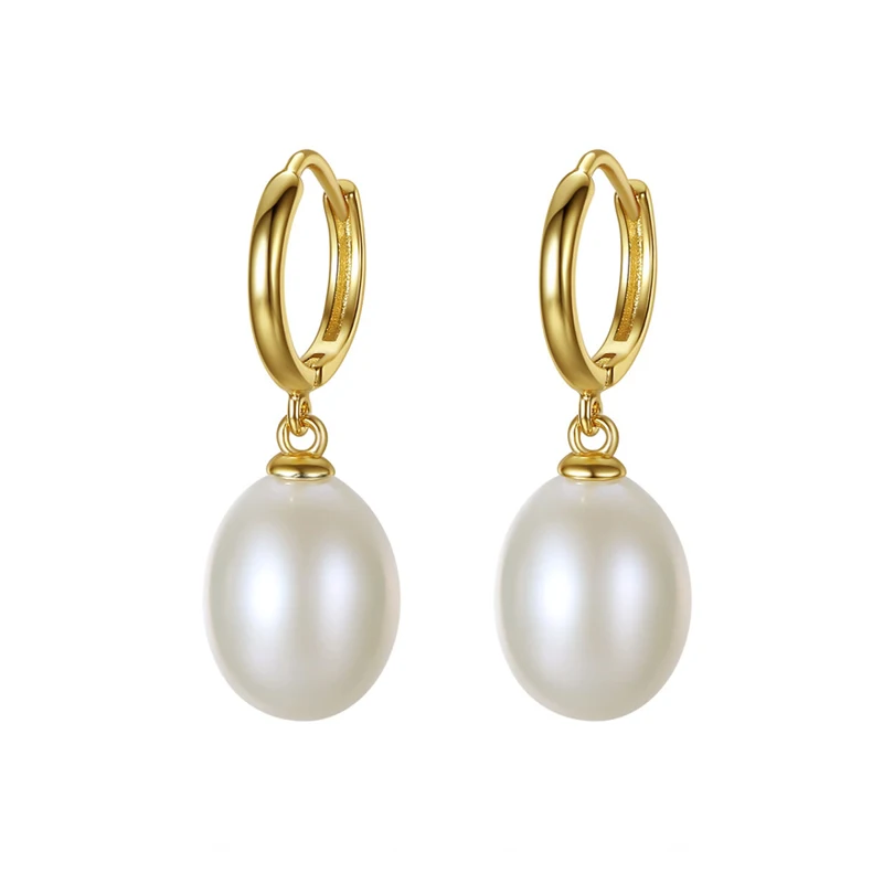 Lii Ji Real Pearl Hoops Smaller Earrings 925 Sterling Silver Gold Color Women Wedding Jewelry Gift
Lii Ji Real Pearl Hoops Smaller Earrings 925 Sterling Silver Gold Color Women Wedding Jewelry Gift