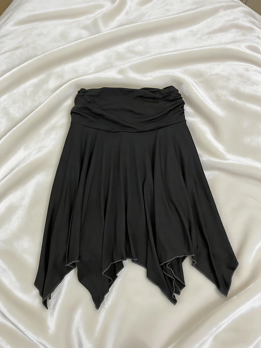 Fashionable Temperament Low Waist Slimming Versatile Mid Skirts American Retro Harajuku Ruffled Irregular Skirt Women's Clothing
Fashionable Temperament Low Waist Slimming Versatile Mid Skirts American Retro Harajuku Ruffled Irregular Skirt Women's Clothing