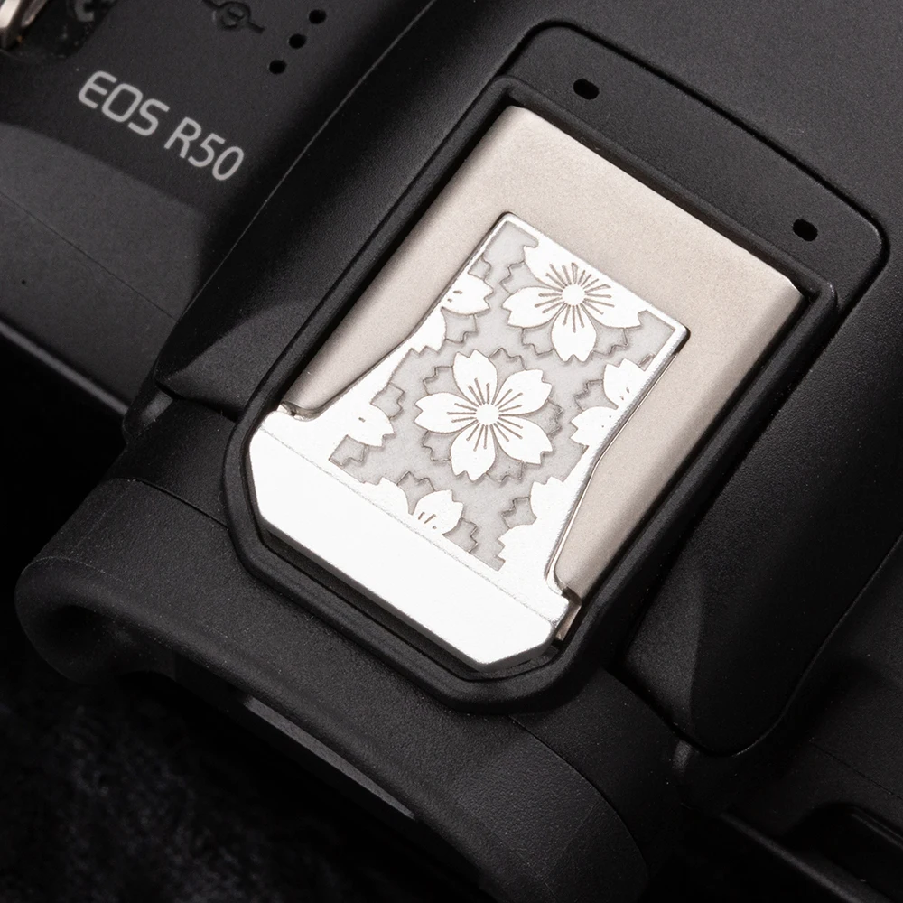 Camera Metal Hot Shoe Cover For Canon EOS R R3 R50V R6 R62 R7 R8 R10 R62 R50 R5 R52 R5C Shutter Button Photography Accessories