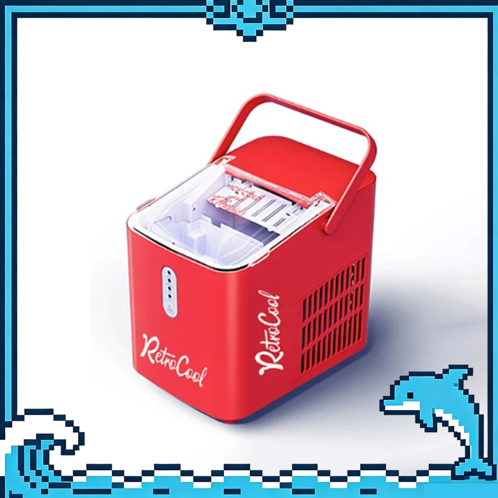 Nostalgia Electrics RIC120COKE Ice Machine Real-Time UV Nano Sterilization Domestic Ice Maker Intelligent Cleaning Waterways
Nostalgia Electrics RIC120COKE Ice Machine Real-Time UV Nano Sterilization Domestic Ice Maker Intelligent Cleaning Waterways