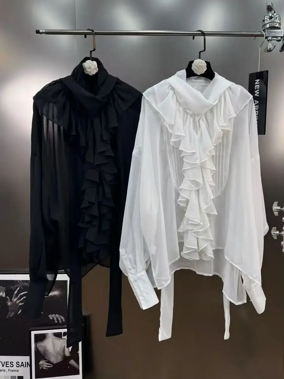 Autumn New Arrival French Romantic Tassel Chiffon Ruffle Blouse Women Chic Designer Versatile Tops Fashion Line Ladies' Clothing
Autumn New Arrival French Romantic Tassel Chiffon Ruffle Blouse Women Chic Designer Versatile Tops Fashion Line Ladies' Clothing